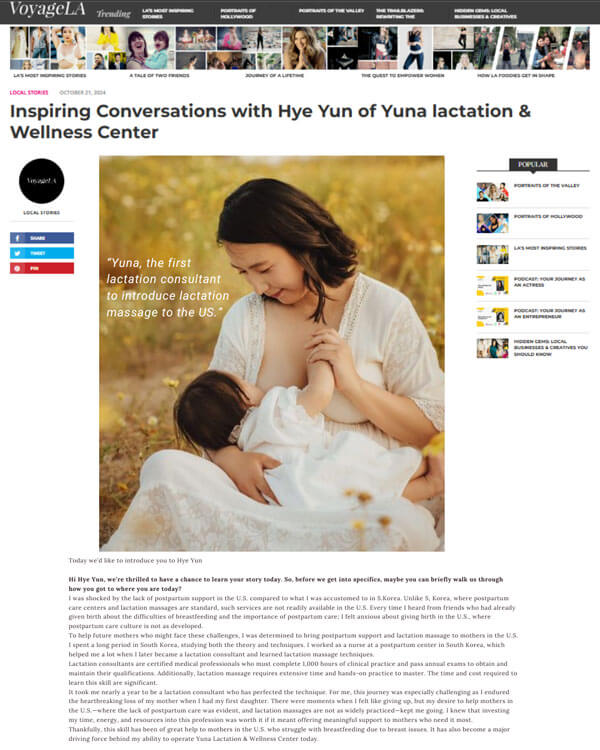 Featured interview with VoyageLA and Yuna